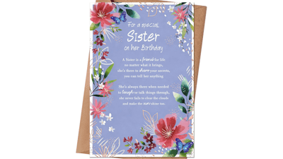Sister Birthday Card