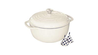 Umite 6QT Enameled Cast Iron Dutch Oven