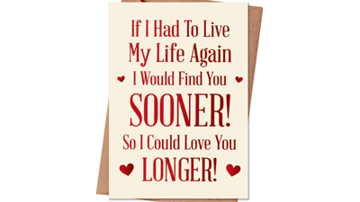 Valentine's Day Card for Him Her