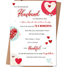 Valentine's Day Card for Husband