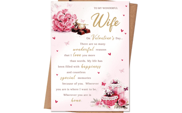 Valentine's Day Card for Wife