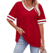 WIHOLL Women's V Neck T Shirts