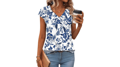 WIHOLL Women's V Neck Tank Tops