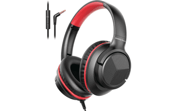 Wired Over Ear Headphones with Mic