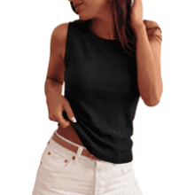 Women's Sleeveless Sweater Tops