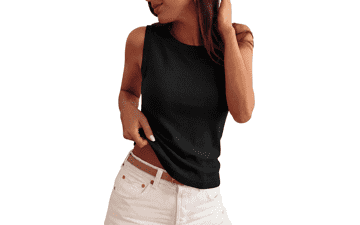Women's Sleeveless Sweater Tops