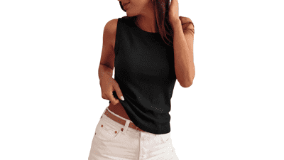 Women's Sleeveless Sweater Tops