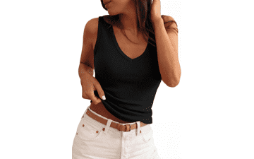 Women's V Neck Tank Tops