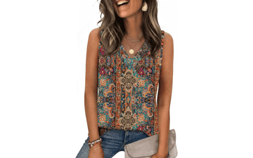 Zeagoo V Neck Tank Top for Women