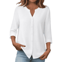 Zeagoo Women's Linen Blouses
