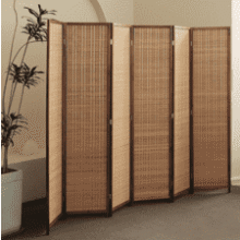 6 Panel Bamboo Room Divider