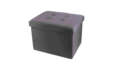 ALASDO Storage Ottoman Footrest Stool