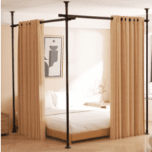 Adjustable Room Divider Curtain Rod