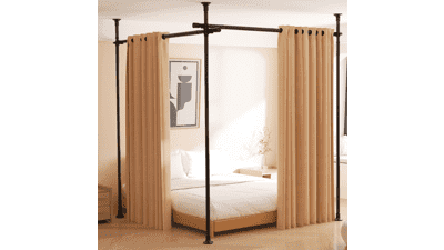 Adjustable Room Divider Curtain Rod