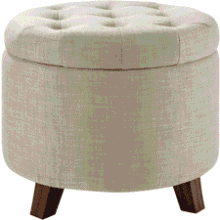 Amazon Basics Storage Ottoman Footrest