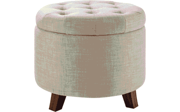 Amazon Basics Storage Ottoman Footrest