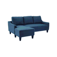 Ashley Jarreau Modern Sectional Sofa