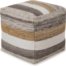 Ashley Josalind Wool Pouf
