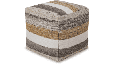Ashley Josalind Wool Pouf