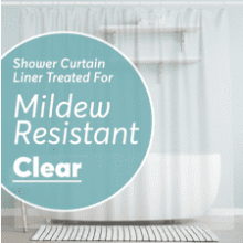 BigFoot Clear Shower Curtain Liner