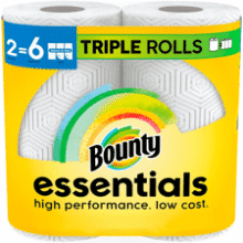 Bounty Paper Towels 2 Triple Rolls