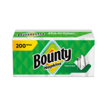 Bounty White Paper Napkins