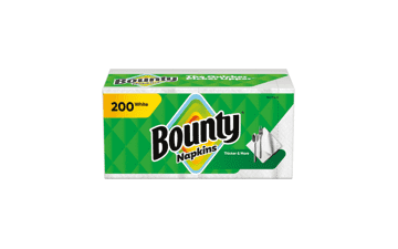 Bounty White Paper Napkins