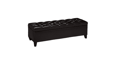 Christopher Knight Leather Storage Ottoman