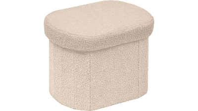 FSOBEIIALEO Folding Storage Ottoman