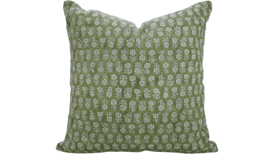 Floral Linen Cushion Cover 20x20