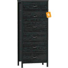 Furnulem 6-Drawer Tall Dresser