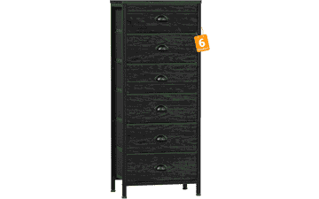 Furnulem 6-Drawer Tall Dresser