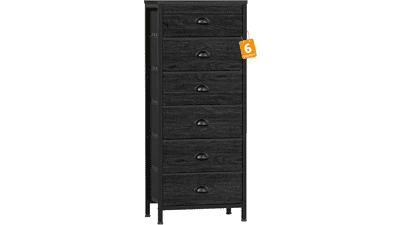 Furnulem 6-Drawer Tall Dresser