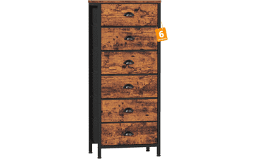 Furnulem 6-Drawer Tall Dresser
