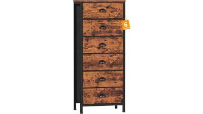 Furnulem 6-Drawer Tall Dresser