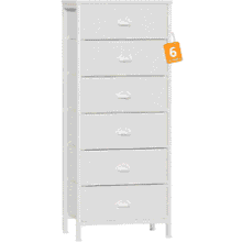 Furnulem 6-Drawer Tall Dresser