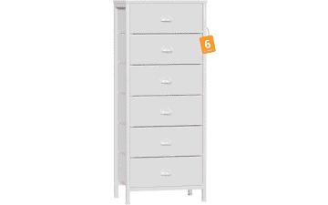 Furnulem 6-Drawer Tall Dresser
