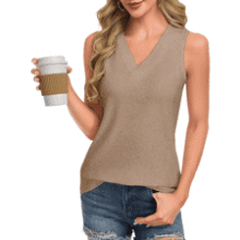 GAYHAY Women's V Neck Tank Tops