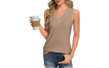 GAYHAY Women's V Neck Tank Tops