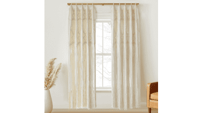 IOWER Macrame Curtains 2 Panels