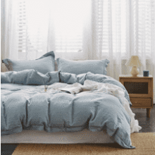 Linen Duvet Cover Set King Size