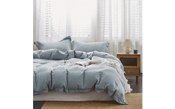 Linen Duvet Cover Set King Size