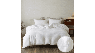 Linen Duvet Cover Set King