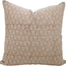Linen Floral Pillow Cover 20x20
