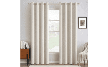 MIULEE Blackout Linen Curtains