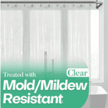 Mrs Awesome Clear Shower Curtain Liner