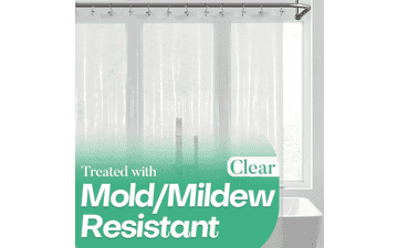 Mrs Awesome Clear Shower Curtain Liner