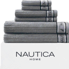 Nautica Soft Absorbent Bath Towels