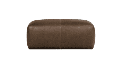Poly & BARK Denver Leather Ottoman