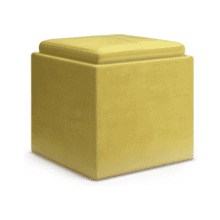 SIMPLIHOME Rockwood Cube Storage Ottoman